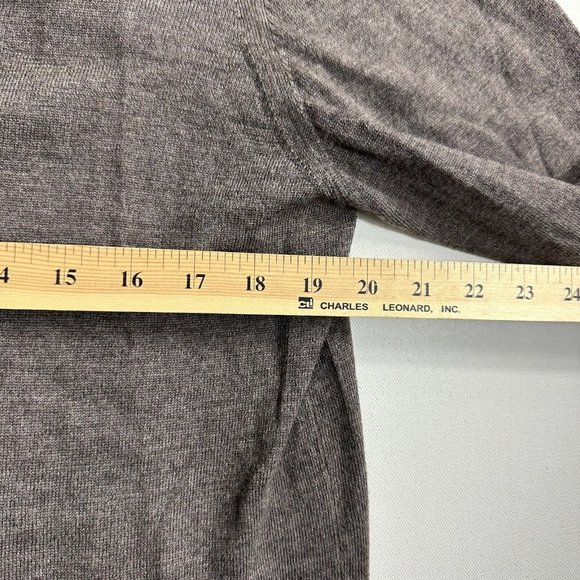Joseph & Lyman Italian Merino‎ Wool Brown Long Sleeve Sweater Mens Size Large - Picture 7 of 8